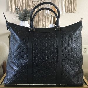 Gucci Micro GG Guccissima Embossed Tote